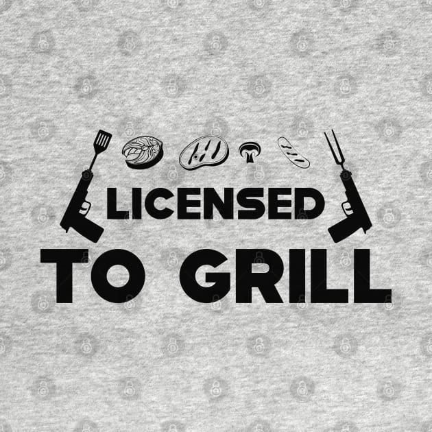 BBQ - Licensed to grill by KC Happy Shop